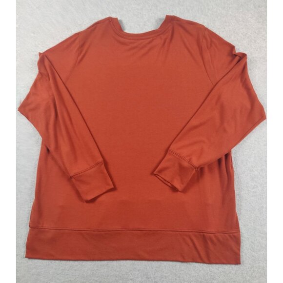 Positive Tee Women's Thankful Grateful Blessed Long Sleeve Top Size XXL - Picture 7 of 7